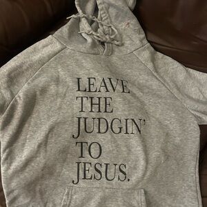 Inspirational Gray Hoodie